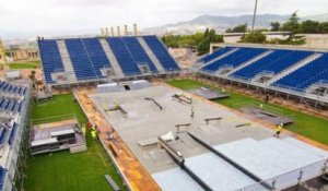 X Games Barcelone : la piscine olympique se transforme en skatepark