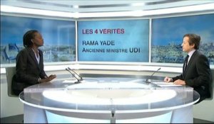 "Pas normal" que Marine Le Pen "n'assume pas" la mise en examen d'un proche, dit Rama Yade