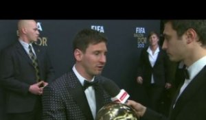 Foot - FIFA Ballon d'or : Messi, «Continuer comme ça»