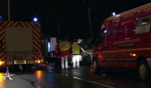 Villepinte : désincarcération d'un conducteur après un choc violent