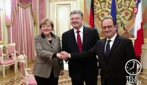 Ukraine : le couple franco-allemand tente de mettre fin à la crise