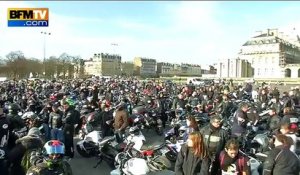 Plus de 3.000 motards contre le plan antipollution de la ville de Paris