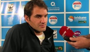 TENNIS - ATP - Brisbane - Federer : «J'ai joué très agressif»