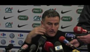 FOOT - COUPE - ASSE - Galtier : «Ça s'est joué à pas grand chose»