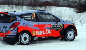 WRC : Mikkelsen en tete a l'ouverture du Rallye de Suede
