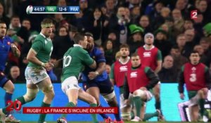 Rugby : le XV de France s'incline face à l'Irlande