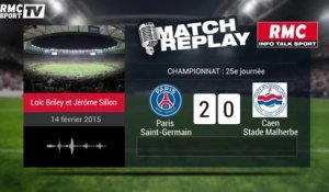 PSG - Caen (2-2) : Le Match Replay avec le son de RMC Sport