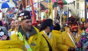 Carnaval de Dunkerque 2015 : début de la bande des pêcheurs