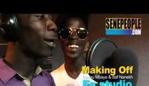Modou Mbaye et Saff Nanékh en plein délires en studio