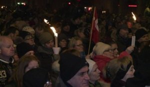 Attentats: 30.000 Danois rendent hommage aux victimes