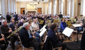 Répétition pour le "Carmina Burana" à la cathédrale de Cambrai