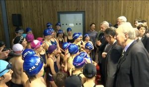 Vitry-en-Artois: visite d'Aquatis par Thierry Brailllard secrétaire d'Etat aux sports. Une vidéo Wéo.