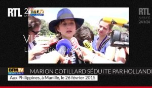 Marion Cotillard : "François Hollande a un discours intelligent"