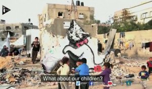 Le chaton de Gaza : la nouvelle oeuvre de Banksy