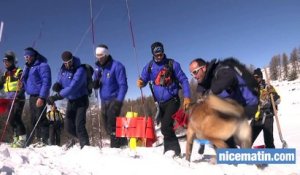 Avalanche: exercice grandeur nature pour les gendarmes à Roubion