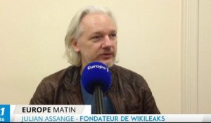Assange : "La Russie ne m'a pas accusé d'espionnage, les Etats-Unis si !"