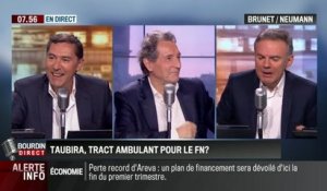 Brunet & Neumann : Christiane Taubira, "tract ambulant pour le FN" ? - 04/03