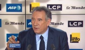 François Bayrou favorable à la proportionnelle : "Les électeurs du FN ont le droit d'être représentés"