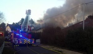 Camiers : une maison détruite par les flammes