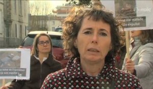 Manifestation contre l'expulsion de deux familles (Vendée)