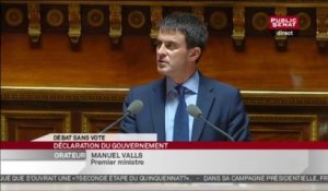 Discours de Manuel Valls devant le Sénat