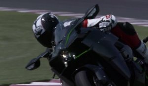 Essai Kawasaki H2 slow motion