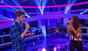 Trois voix différentes qui s'accordent avec brillo à The Voice Kids