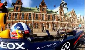 David Coulthard sillonne les rues de Copenhague avec sa monoplace