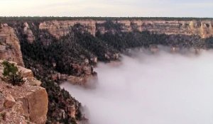 Beau voyage au dessus des nuages du Grand Canyon ! Magnifique !