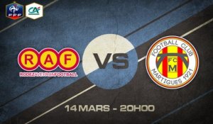 Samedi 14 mars à 20h00 - Rodez AF - FC Martigues - CFA C