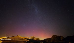 Une aurore australe spectaculaire capturée en timelapse