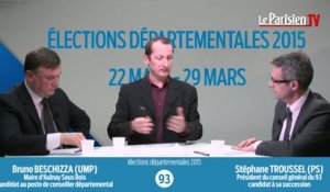 Départementales (93) : Stéphane Troussel et Bruno Beschizza en débat