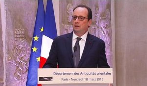 Louvre Lens: Hollande annonce une "grande exposition" sur la Mésopotamie en 2016