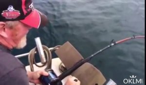 Un pêcheur se fait voler sa prise par un requin