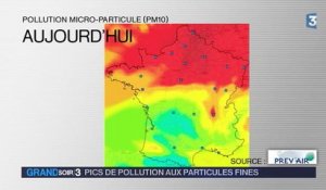 Pic de pollution aux particules fines dans le nord de la France