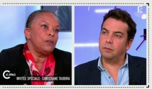 Christiane Taubira revient sur les départementales - C à vous - 23/03/2015
