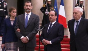 Déclaration conjointe avec le Roi Felipe VI d'Espagne à la suite du crash d'un Airbus A320