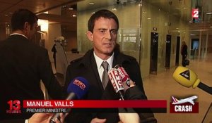 Manuel Valls réagit au crash de l'A320 dans les Alpes