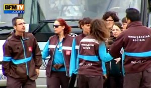 Crash de l'A320: forte émotion aux aéroports de Barcelone et Düsseldorf