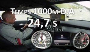 1000 m départ arrêté en Mercedes CLA 45 AMG