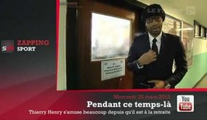 Zap'Sport : Thierry Henry s'amuse beaucoup à la retraite
