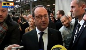 Industries en Moselle: "c'est un message de confiance, d'optimisme qui est là", juge Hollande