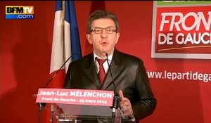 Départementales - Jean-Luc Mélenchon : "Ne vous résignez pas !"