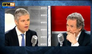 Manuel Valls "a massacré les Français en termes d'impôts", estime Laurent Wauquiez