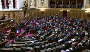 Ovation debout au Sénat pour le président tunisien Béji Caïd Essebsi