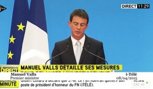 Manuel Valls annonce un «avantage exceptionnel» de 2,5 milliards d'euros sur cinq ans