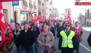 Vannes. 300 manifestants contre la loi Macron