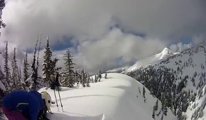 Pris dans une avalanche il filme sa chute avec sa GoPro