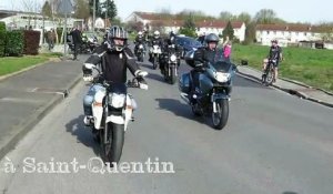 Course caritative de motos à Saint-Quentin