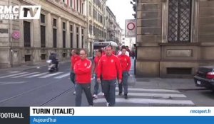 Football / Les Monégasques se baladent dans les rues de Turin - 14/04